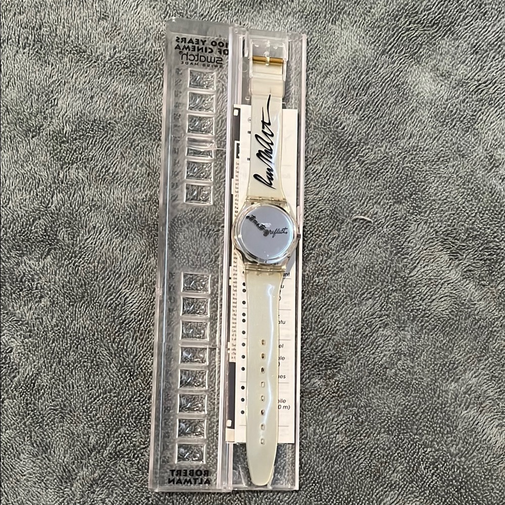 Swatch original Gent quartz watch x Robert Altman ©️1994